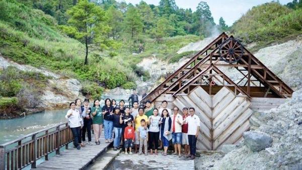 Objek wisata Rano Reindang yang berlokasi di Desa Leilem Sonder