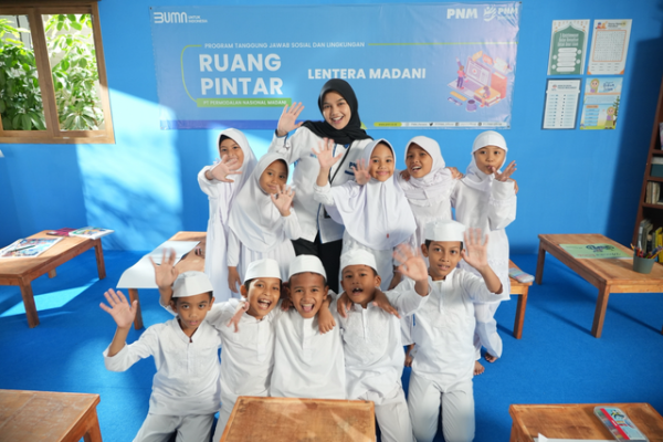 Program Ruang Pintar PNM yang telah hadir di 132 titik se-Indonesia. Foto: Dok. PNM