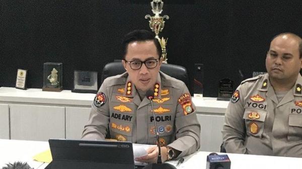 Kabid Humas Polda Metro Jaya Kombes Ade Ary Syam Indradi di Mapolda Metro Jaya, Jakarta Selatan, Rabu (22/1/2025).