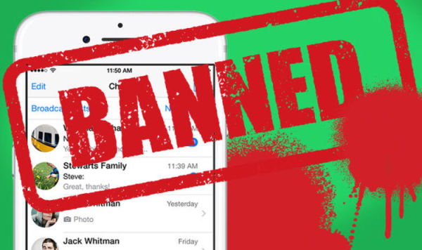 Whatsapp Ban