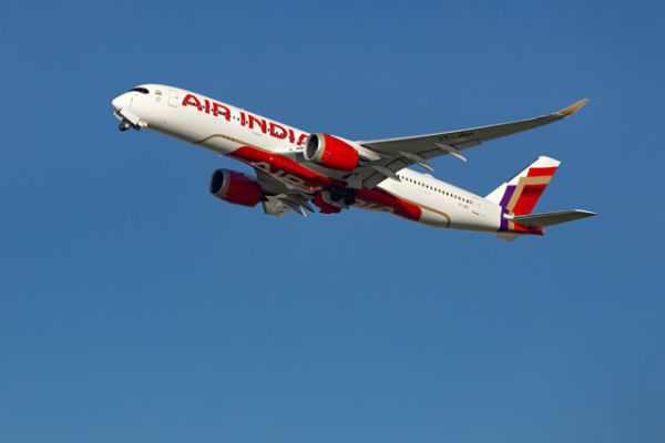 Ilustrasi pesawat Air India. Foto: Shutterstock