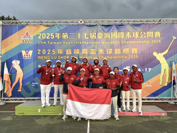 Tim Woodball Indonesia di Taiwan Open. Foto: Dok. PB IWbA