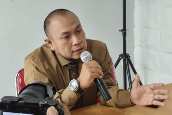 Juni Prasetyo Nugroho, kuasa hukum Muhammad Achmadi, Rabu (18/6/2025). Foto: Arfiansyah Panji Purnandaru/kumparan