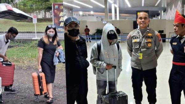 KAMBOJA: Tiga warga Manado diamankan polisi di Bandara Samrat, Sulawesi Utara, Minggu dan Selasa 15 dan 17 Juni 2025. Mereka diduga korban TPPO lantaran akan berangkat ke Kamboja.