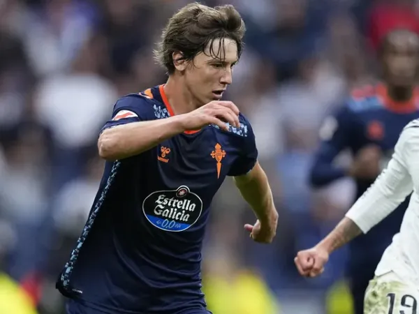 Celta Vigo playmaker Fer Lopez in May 2025.