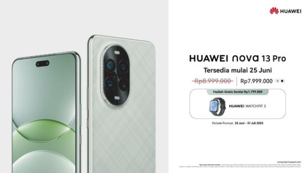 HUAWEI nova 13 Pro dibanderol mulai Rp 7,9 Juta. Foto: dok. Huawei