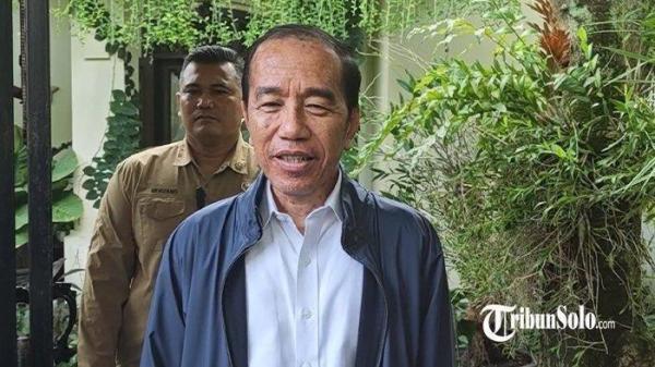 Potret Presiden ke-7 RI Jokowi saat ditemui di kediamannay di Solo, Jawa Tengah, Rabu (28/5/2025) lalu.  