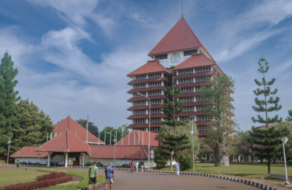 Gedung Rektorat UI di Kampus UI Depok Foto: Dok UI.ac.id