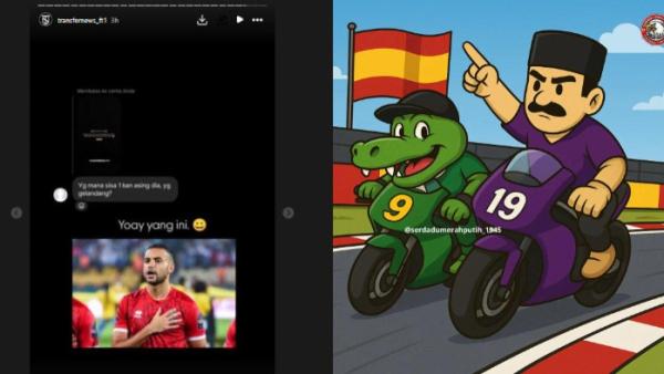 RUMOR TRANSFER LIGA 1 - Rumor transfer Pablo Ganet (kiri) dan ilustrasi gambar Persebaya Surabaya ditikung Persita Tangerang (kanan).