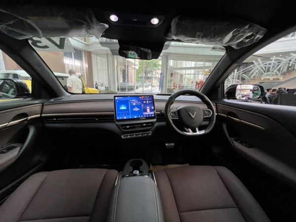 Interior Vinfast VF 6 ECO Foto: Syahrul Muhammad Ghiffari/kumparan