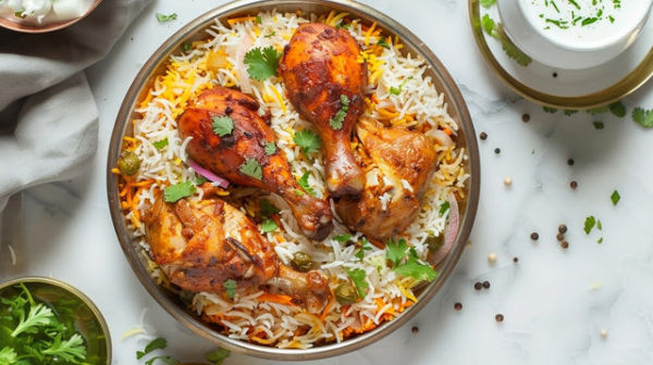 Ilustrasi Chicken Biryani. Foto: Shutterstock