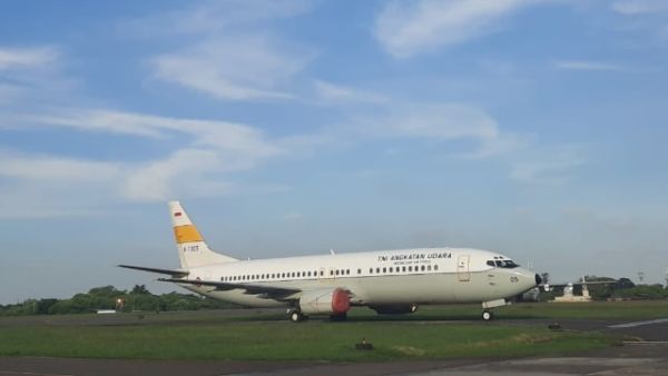 Pesawat Boeing B747 TNI AU. Foto: Andreas Ricky Febrian/kumparan