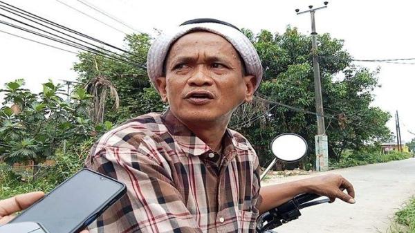 Irwansyah (51), seorang warga Kampung Gabus, Desa Srimukti, Tambun Utara, Kabupaten B