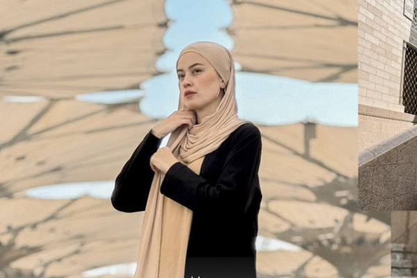 Kimberly Ryder berhijab. Foto: Instagram/ @kimbrlyryder