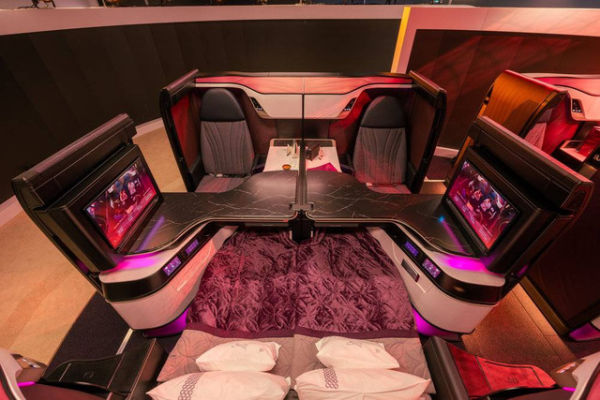 Qsuite Next Gen terbaru dari Qatar Airways. Foto: Dok. Qatar Airways 