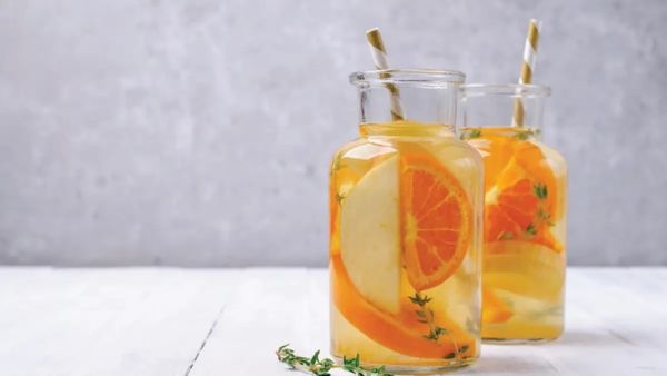 Infused water recipes-make orange and rosemary infused water