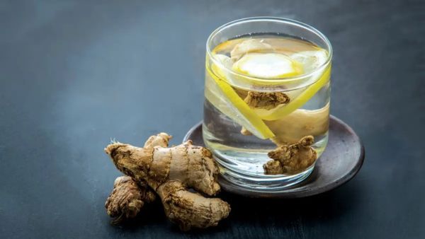 Make lemon and ginger infused water