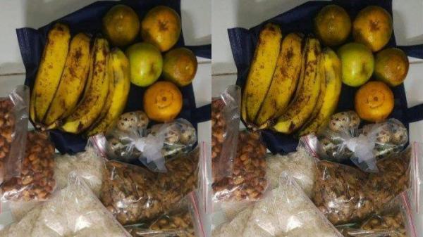 MBG BAHAN MENTAH - Akun Trinity Traveler membagikan potret isi MBG bahan mentah di Tangerang. Dalam foto tersebut, MBG tak dibagikan dalam menu makanan siap saji, Rabu (18/6/2025).