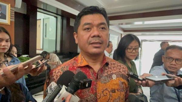 DUBES RI UNTUK AS - Wakil Menteri Sekretaris Negara (Wamen Sesneg) Juri Ardiantoro di Gedung Kementerian Sekretariat Negara, Jakarta, Selasa, (24/6/2025). Istana menegaskan pengisian kursi Duta Besar Republik Indonesia untuk Amerika Serikat (Dubes RI untuk AS) masih menunggu waktu dan kandidat yang tepat. 