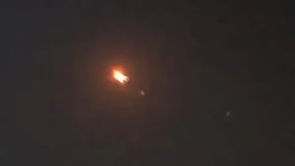 DOHA, QATAR - JUNE 23: A screen grab taken from a video shows missiles over Doha, Qatar after Iran has launched an operation targeting a U.S. base in Qatar on June 23, 2025. (Photo by Stringer/Anadolu via Getty Images)