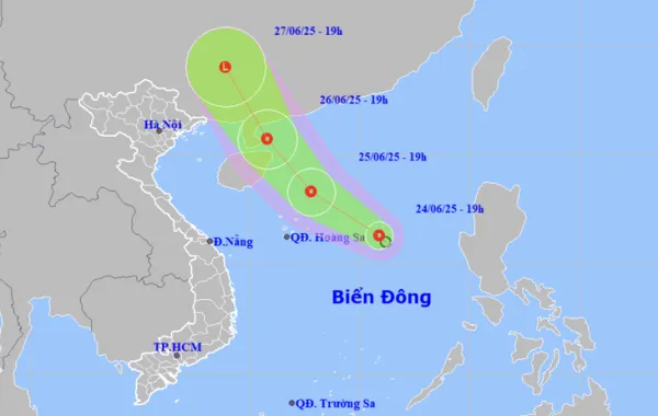 áp thấp nhiệt đới - Ảnh 1.