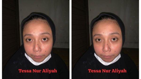 PENIPUAN BUKTI TRANSFER - Tessa Nur Aliyah (31), pelaku penipuan bermodus bukti transfer palsu di Pondok Indah Mall (PIM) 2, Kebayoran Lama, Jakarta Selatan.