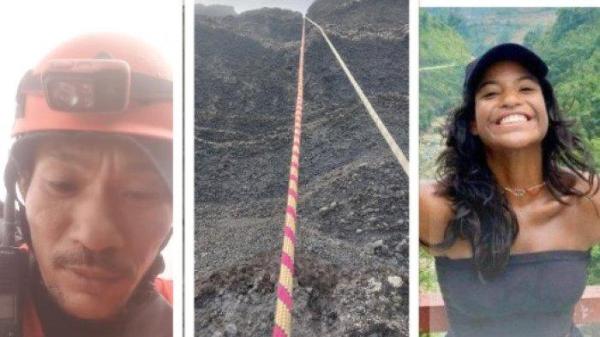 KESAKSIAN RELAWAN - Tangkapan layar dari unggahan story @agam_rinjani pada Kamis (26/6/2025) - Agam, salah satu relawan penyelamat Juliana Marins mengatakan ia harus menginap secara menggantung di tebing kedalaman 590 meter bersama jenazah Juliana Marins