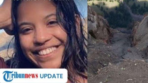 TERNYATA BUKAN SEMBARANGAN - (kiri) wajah pendaki Juliana Marins WNA asal Brazil yang jatuh di jurang Gunung Rinjani. (Kanan) Tim SAR gabungan melakukan evakuasi terhadap pendaki asal Brasil yang jatuh di Cemara Nunggal, Gunung Rinjani.