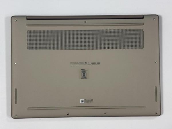 Asus Zenbook A14 rear side, which has speakers Asus Zenbook A14 rear side, which has speakers
