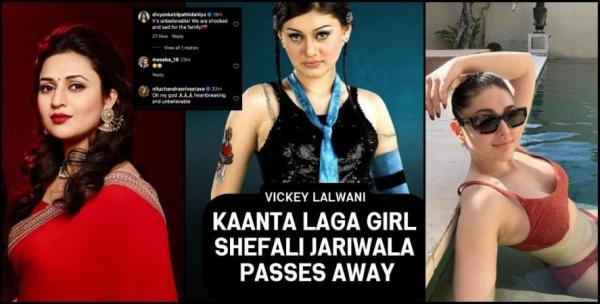 Kaanta Laga Fame Shefali Jariwala dies, aged 42; Actor Divvyanka Tripathi Calls It Tragic