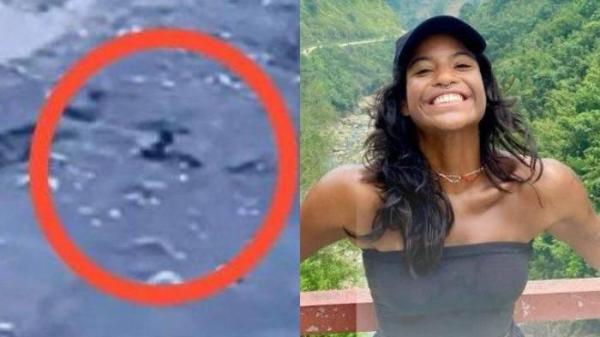 PENDAKIT RINJANI JATUH - (Kiri) Tangkapan layar video pendaki Rinjani jatuh, Sabtu (21/6/2025). (Kanan) Foto Juliana Marins yang diunduh di akun Instagram @resgatejulianamarins, pada Selasa (24/6/2025). Pendaki tersebut merupakan Juliana Marins (27) Warga Negara (WN) Brasil. Berdasarkan autopsi, kematian Juliana disebabkan luka karena benturan keras, sehingga menyebabkan pendarahan banyak, terutama di bagian dada.