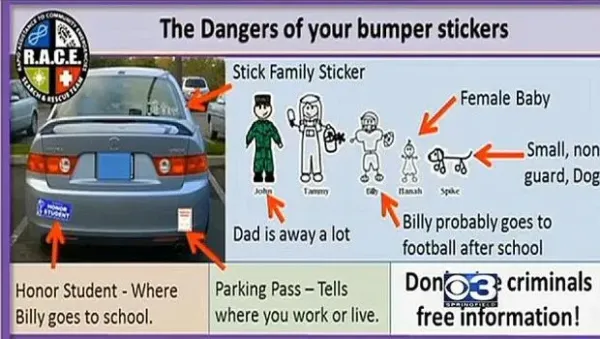 Stiker Happy Family di Mobil.