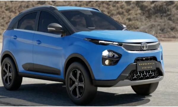 Tata Nexon facelift car 