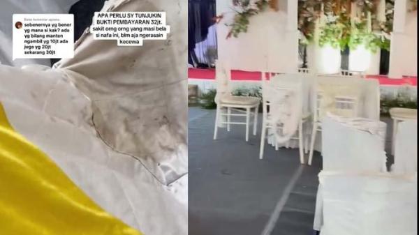 Viral di media sosial curhatan seorang pengantin wanita yang pingsan di hari pernikahan. Pemicunya karena sang pengantin syok lihat dekorasi jelek.