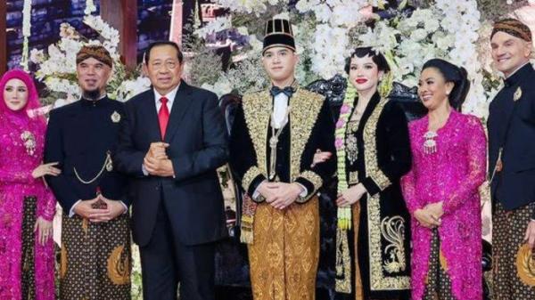 Potret momen ngunduh mantu Al Ghazali dan Alyssa Daguise dicapture Sabtu (21/6/2025).