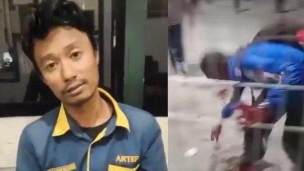Pengeroyokan Anggota TNI Al Aktif di terminal Malang bd