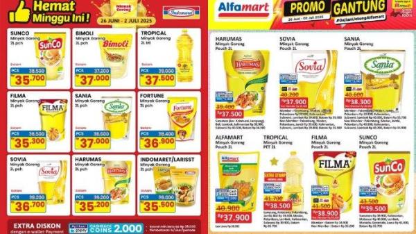 KATALOG PROMO JSM - Tangkap layar akun Instagram Indomaret dan Alfamart yang diunggah pada Kamis (26/6/2025). Berikut daftar produk dalam katalog promo JSM Indomaret, Superindo, dan Alfamart periode 26-28 Juni 2025