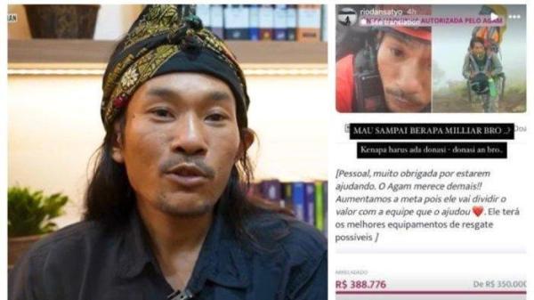 Fiersa Besari menyebut Agam Rinjani yang menerima donasi dari warga Brazil sebagai sosok yang nekat, tangguh dan berperikemanusiaan tinggi.