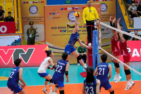 Đội tuyển bóng chuyền nữ U21 Việt Nam thua U21 Thái Lan- Ảnh 1. Đội tuyển bóng chuyền nữ U21 Việt Nam thua U21 Thái Lan- Ảnh 1.