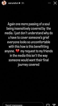 Varun Dhawan slams paps for insensitive coverage, zooming in Parag Tyagi crying while holding wife Shefali Jariwala's ashes Varun Dhawan slams paps for insensitive coverage, zooming in Parag Tyagi crying while holding wife Shefali Jariwala's ashes