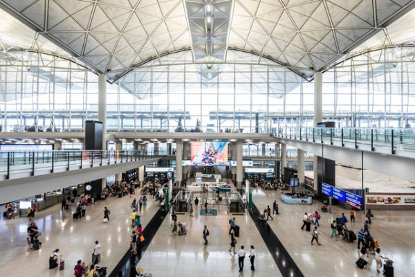 Ilustrasi Bandara Internasional Hong Kong. Foto: Shutterstock