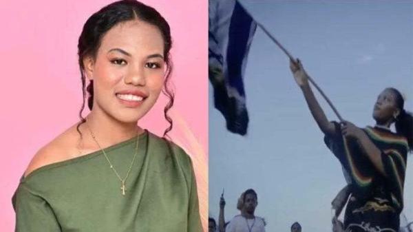 KIBARKAN BENDERA ISRAEL - Inilah sosok Merince Kogoya, Finalis Miss Indonesia 2025 yang dipulangkan usai mengibarkan bendera Israel. Tindakan tersebut dianggap diskriminatif oleh aktivis asal Papua 