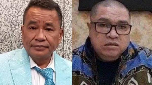 Kolase foto pengacara Hotman Paris Hutapea dan Razman Nasution.