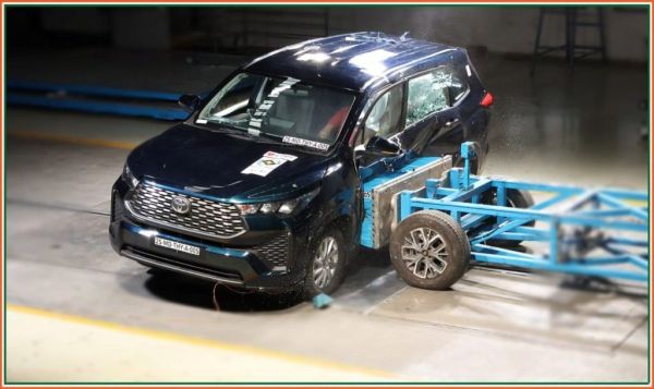 Toyota Innova Hycross during BNCAP testing