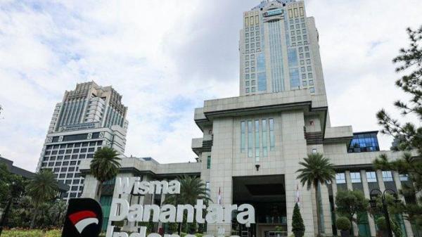 KANTOR DANANTARA - Gedung Wisma Danantara Indonesia yang menjadi kantor pusat Badan Pengelola Investasi (BPI) Danantara, di Jalan Jenderal Gatot Subroto, Jakarta. Presiden Prabowo Subianto didampingi Wakil Presiden Gibran Rakabuming Raka meresmikan gedung tersebut sebafai kantor baru BPI Danantara. 