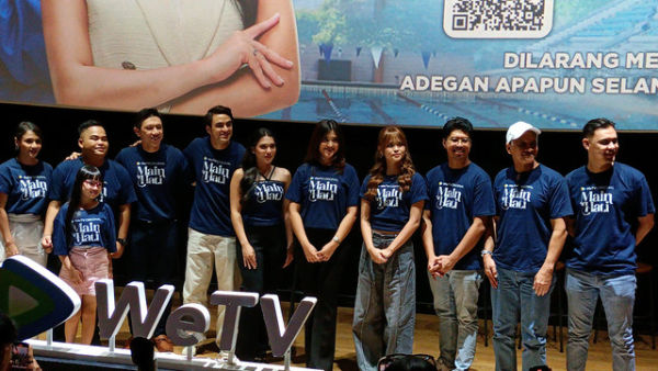 Konferensi pers series original WeTV berjudul Main Hati di Kawasan Senayan, Jakarta. Foto: Aprilandika Pratama/kumparan