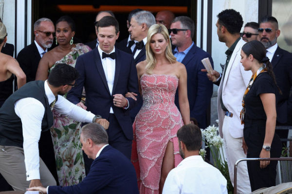 Ivanka Trump hadiri pernikahan Lauren Sanchez dan Jeff Besoz di Venice, Italia. Foto: AFP