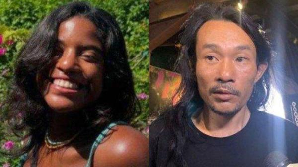 EVAKUASI TERSULIT - Abd Haris Agam atau yang akrab dikenal Agam Rinjani (kanan), salah satu tim evakuasi turis Brasil, Juliana Marins (kiri), di jurang Gunung Rinjani. Agam menyebut evakuasi Juliana tersulit, Sabtu (28/6/2025).