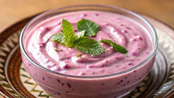 Beetroot raita