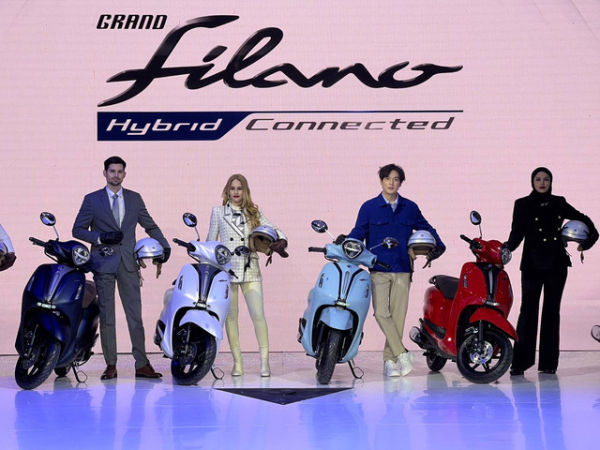 Yamaha Grand Filano Hybrid Connected meluncur. Foto: Sena Pratama/kumparan